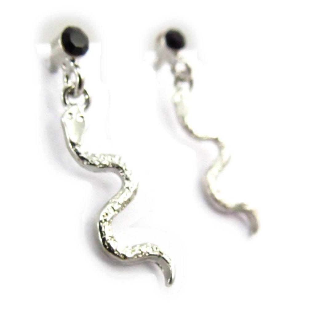 Les Trésors De Lily [J6699] - Black 'Tentation' Designer Earrings