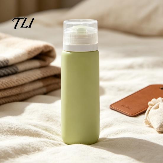 Refillable Lotion 1/4Pcs Silicone Travel Bottle for Toiletries, Leak Proof Size Container, Compact Leakproof Bottles Squeeze Bottle, Essentials