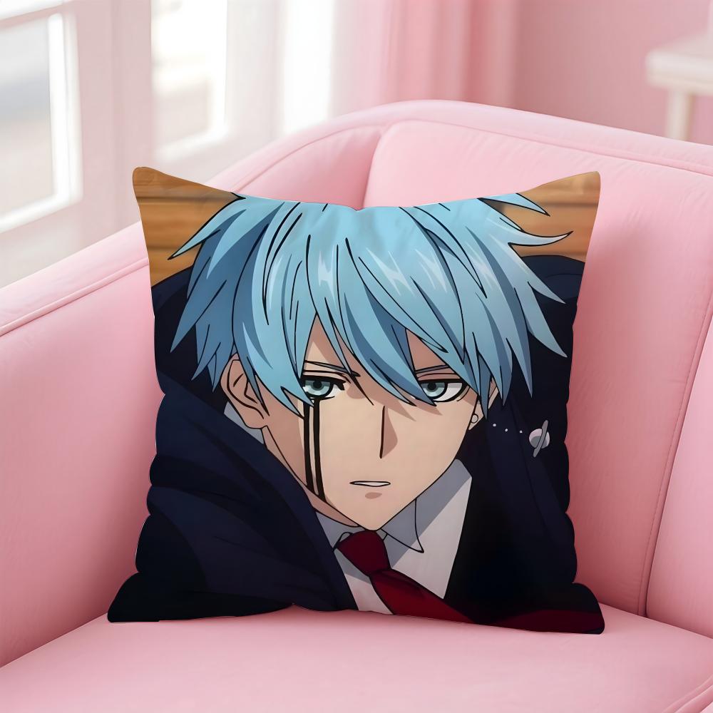 anime Mashle Magic and Muscles Cushion Cover Comfortable Reversible Pillow Cover Ideal for Car Sofa Bedroom & Beyond