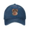 Thinking Monkey Meme Trucker Hat Accessories For Unisex Baseball Cap Casual Wear Cap Adjustable