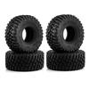 1.0 Tires Claw Mud Terrain Tires for TRX4M AX24 Axial SCX24 FCX24 1/18 1/24 RC Crawler Car