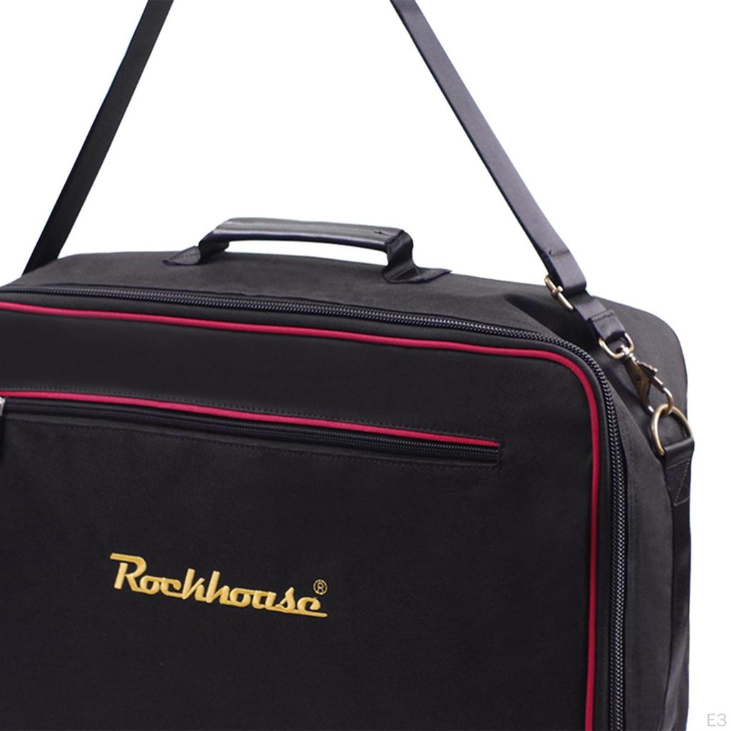 Guitar Pedal Board case Portable Travel Bag, Lightweight Durable Adjustable Utility Carrying