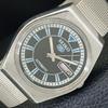 JAPAN 6309A VINTAGE SEIKO 5 AUTOMATIC MENS BLACK COLOR DIAL WATCH A702731-1 R210-a702731