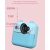 Kids Print Camera Photography with Rechargeable Battery and Paper for Creative Play
