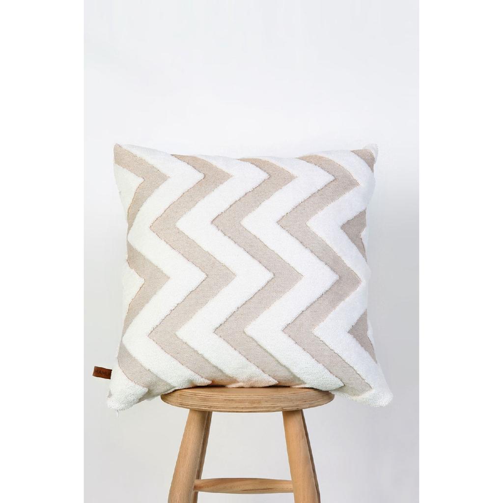 Bohemian Special Design Punch Punch Pattern Decorative Rectangular Throw Pillow Case Line Ecru