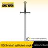 Lord of the Rings King's Sword Building Block Model - Creative Toy with Small Particles (MOC-140605)