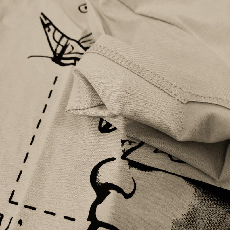 Уличная готическая темная трендовая индивидуальность с абстрактным принтом — фото 3