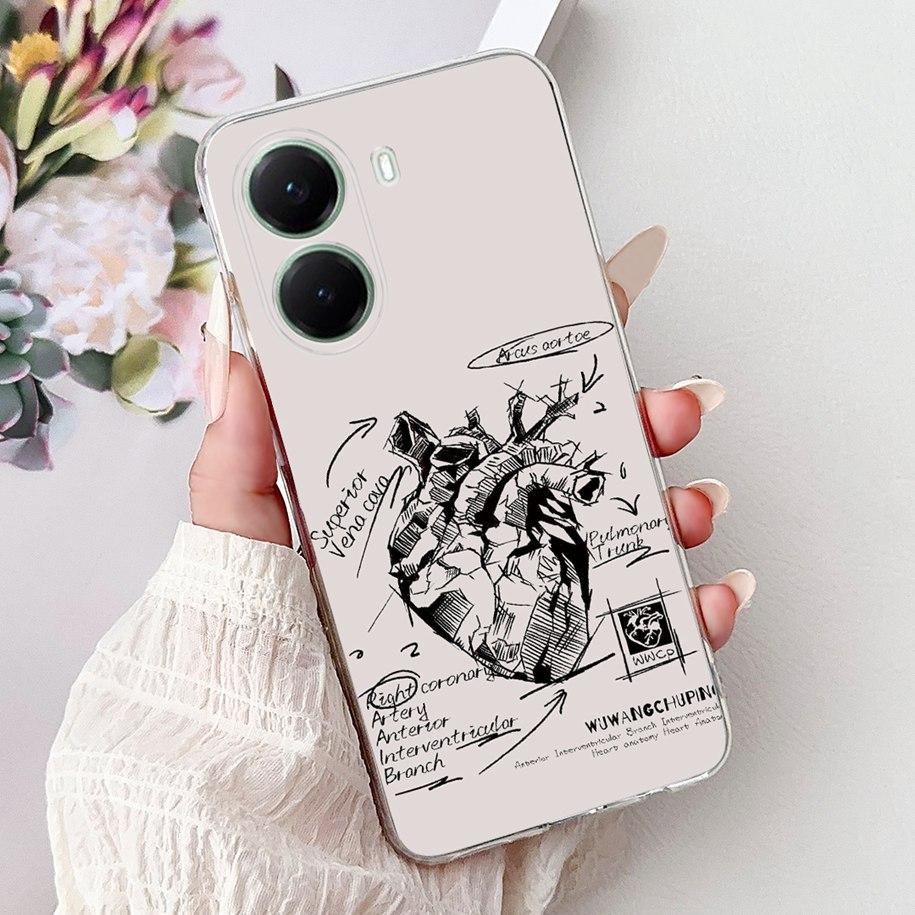 For Xiaomi Poco X7 Pro 5G Case Fashion Flower Queen Pattern Soft Silicone Clear Phone Cover For Xiaomi Poco X7 PocoX7 Pro Fundas