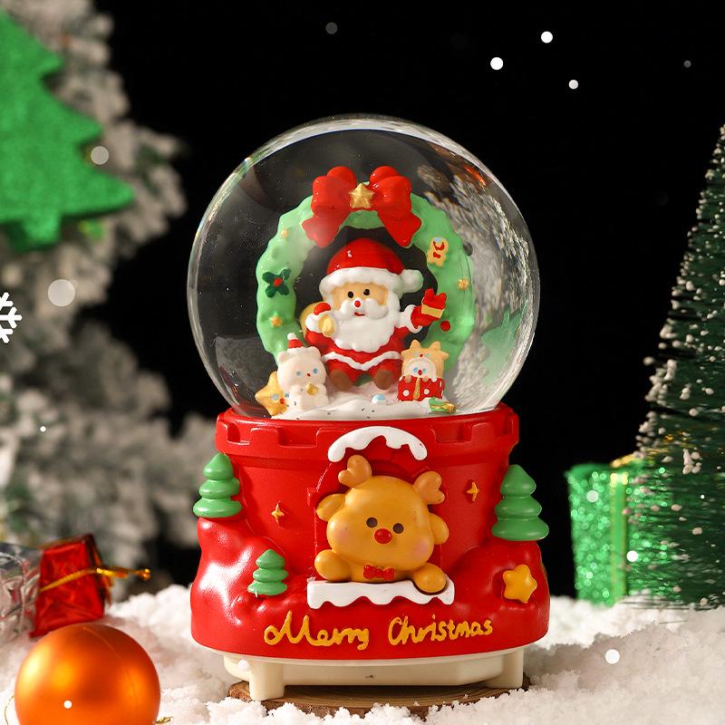 Christmas Fantasy Crystal Ball Music Box - Princess Little Girl Birthday Gift
