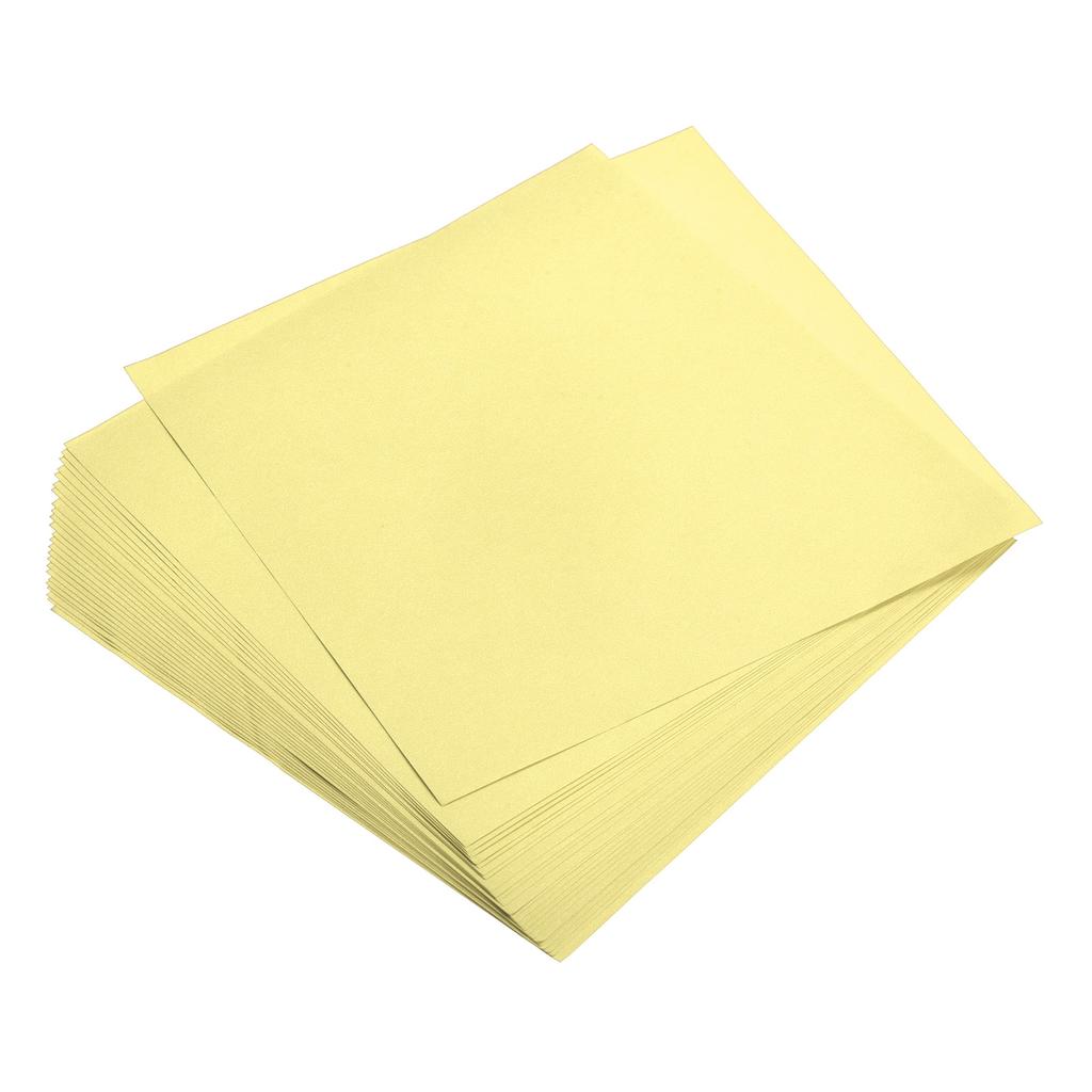 Uxcell 50 Blatt Origami-Papier 15x15cm Doppelseitig Quadratische Faltpapiere für Kunsthandwerk Geschenke Scrapbooking Deko DIY Handarbeit