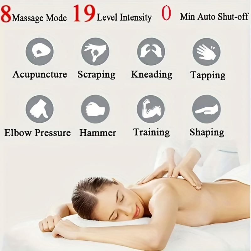Rechargeable Neck Massager - EMS Cervical Vertebra Massage Patch for Muscle Pain Relief
