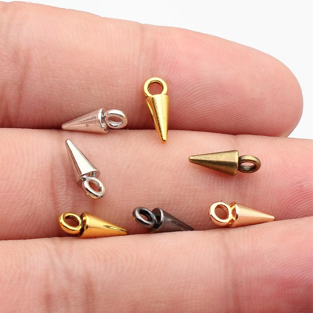 WYSIWYG 40pcs 11x4mm 7 Colors Trendy Makinghand Awl Charms Pendant For Jewelry Making DIY Jewelry Findings