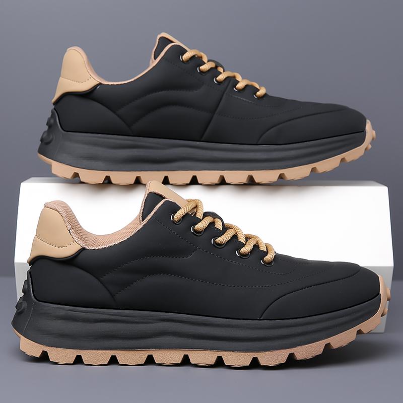 Non-Slip Thick Bottom Sneakers for Men New Fashion Comfort Casual Shoes Outdoor Walking Skateboard Footwear Man Outdoor Trainers