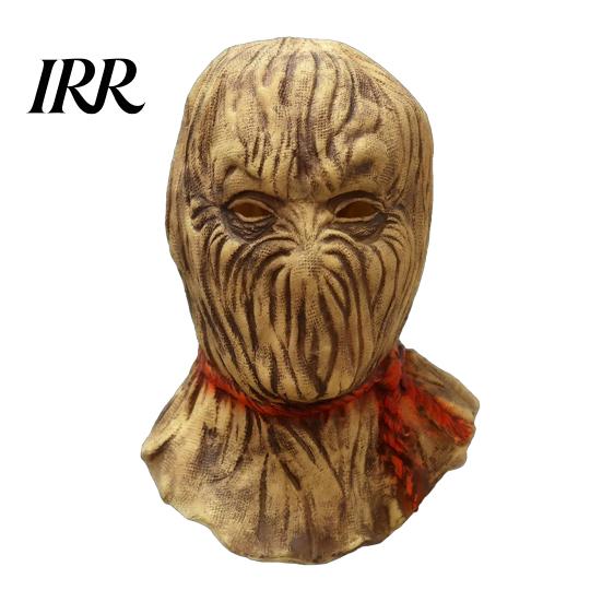Skin-friendly Latex Masque Scarecrow Halloween Adult Full Head Horror Scary Cosplay Costume for Party Masquerade Movie Character жёлтый