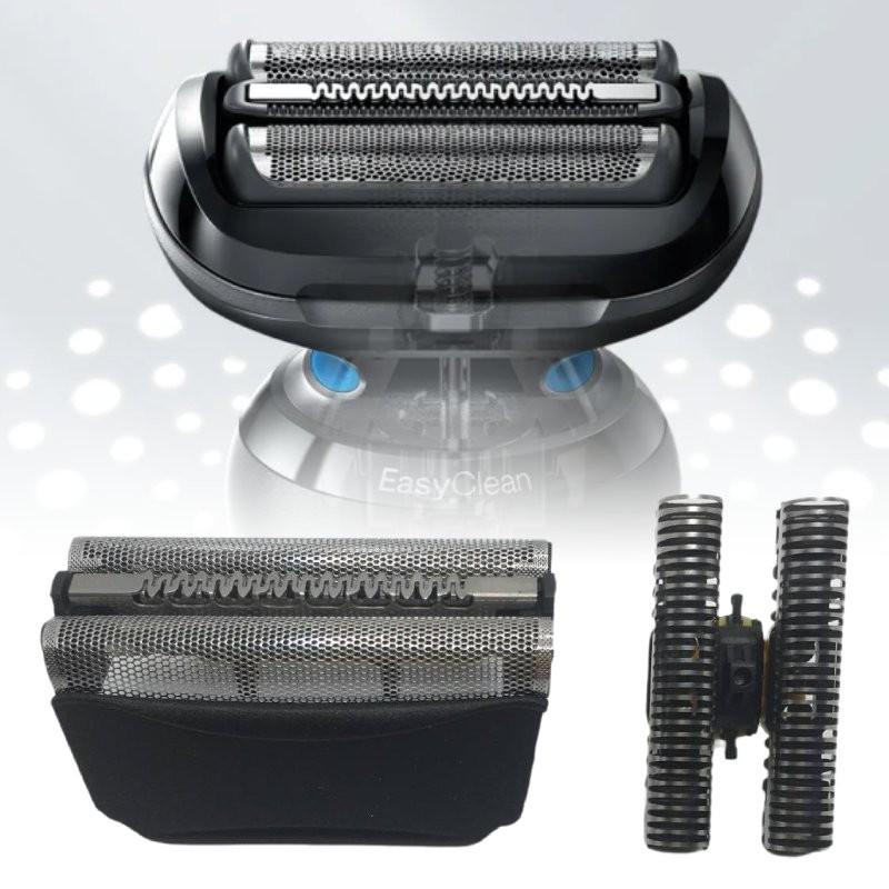 51b 51s Replacement Shaver Head Assembly With Durable Abs Material For Smooth Shaving Experience