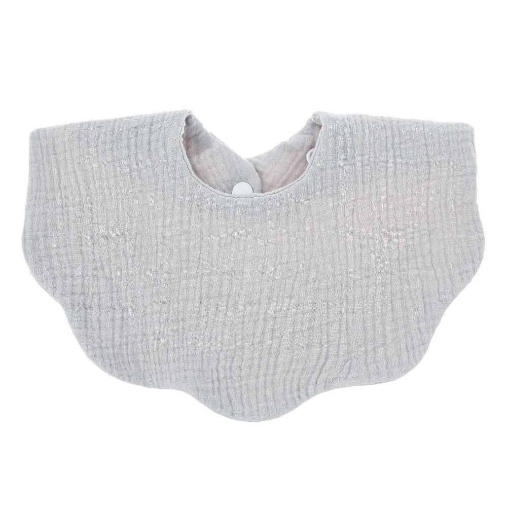 Solid Color Flower Newborn Bib Infant Burp Cloths Cotton Gause Baby Bibs Bandana Scarf for Kid Girl Boy Feeding Saliva Towel