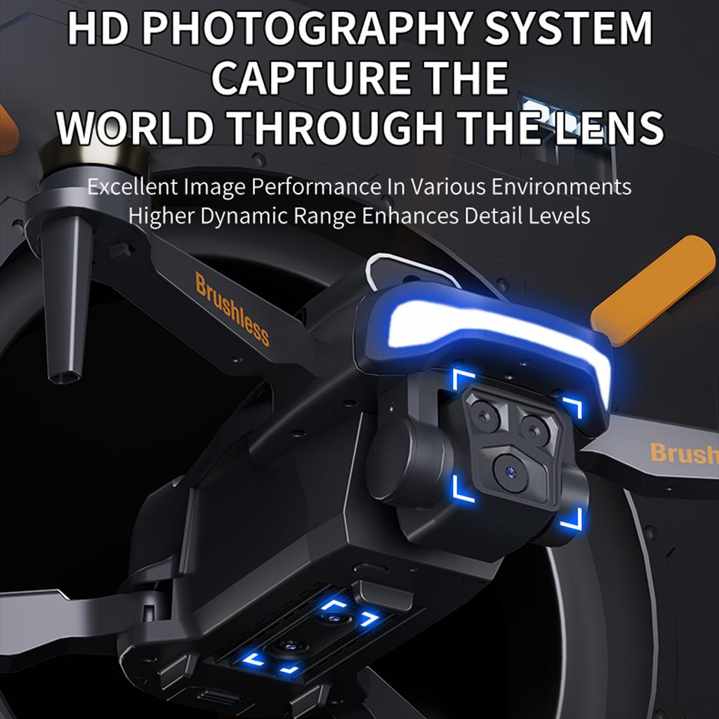 Mini Quadcopter for Kids with 8K HD Camera Foldable Remote Control Toys Gifts for Boys Girls with Brushless Motor,