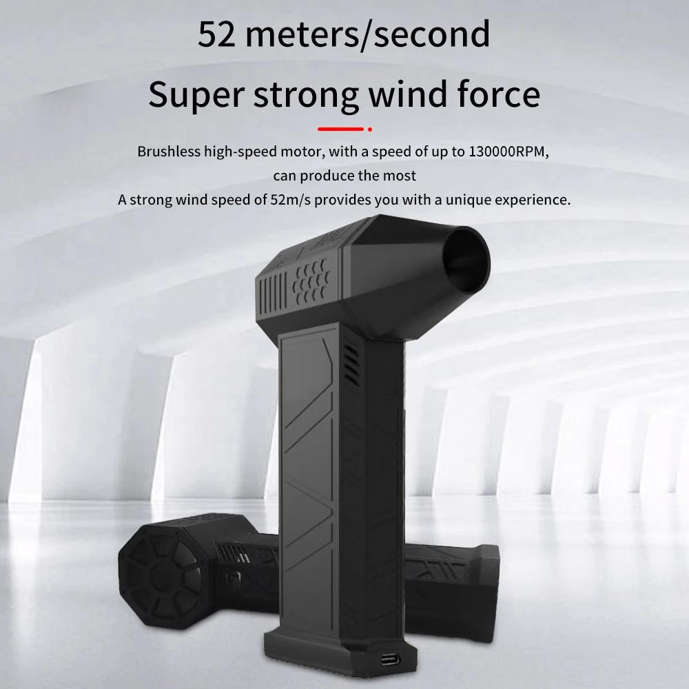Portable Rechargeable Outdoor Powerful Dusting Hair Dryer X3 High-speed Turbo Brushless Violent Fan
