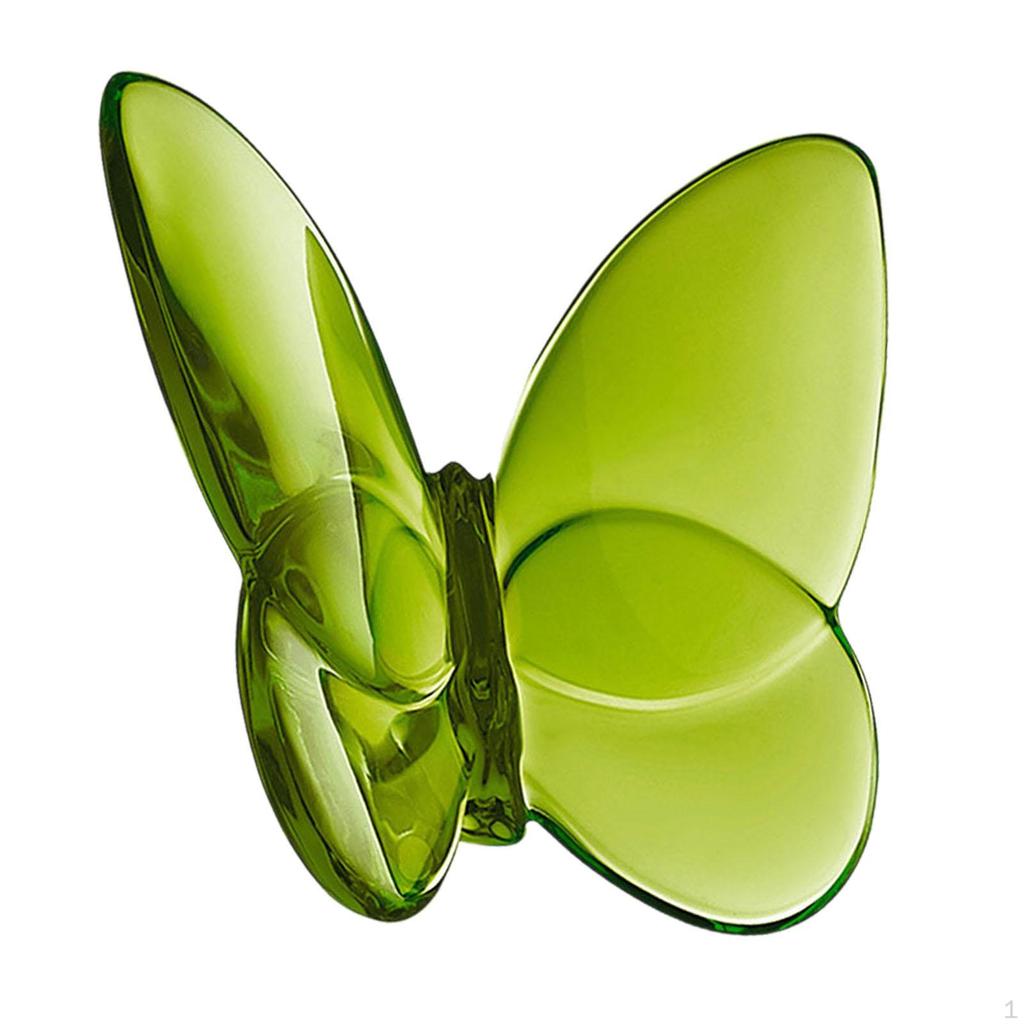 Crystal Butterfly Figurine Flying for Cabinet Office Desk