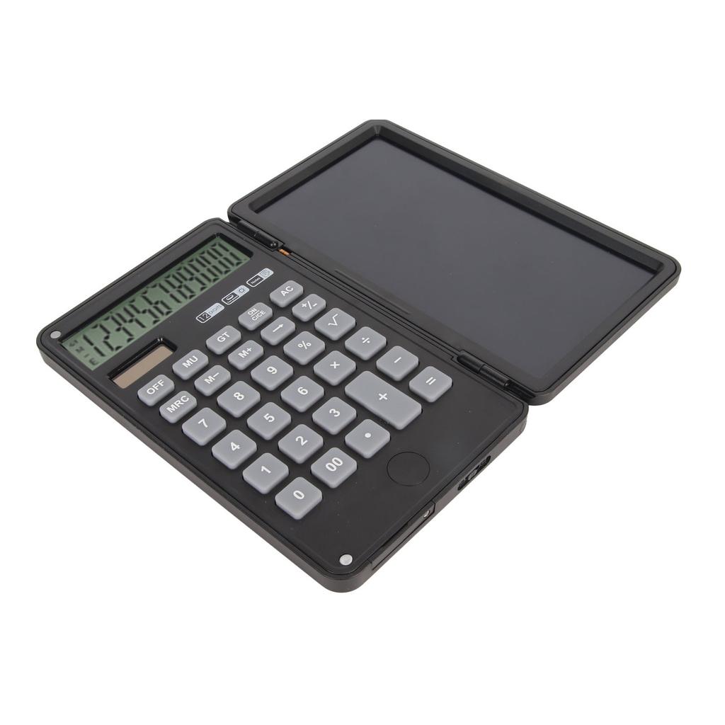 6 Inch Calculators 12 Digit Memo Lock Function Key Silence Dual Power Supply Desktop Calculator with Notepad for Office