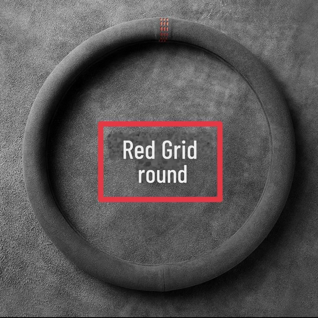 Oddychający, pochłaniający pot pokrowiec na kierownicę w kształcie litery D ze zamszu na każdą porę roku