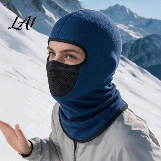 Cold Weather Face Cover Fleece Balaclava Ski Mask for Fall Winter Windproof Warm Full Cover Neck Gaiter Outdoor Cycling Motorcycle Riding Skiing