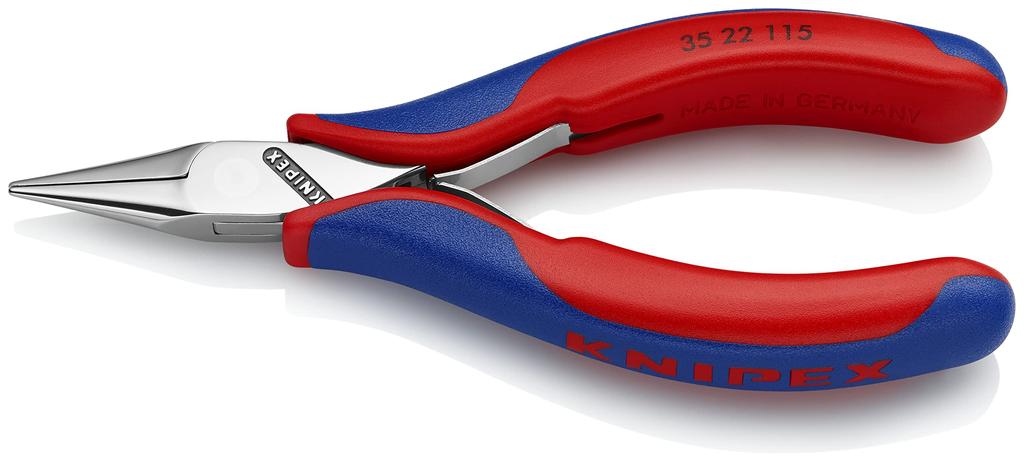 KNIPEX Electronics Pliers for Precision Overall Length Assembly, 115mm, 3522-115