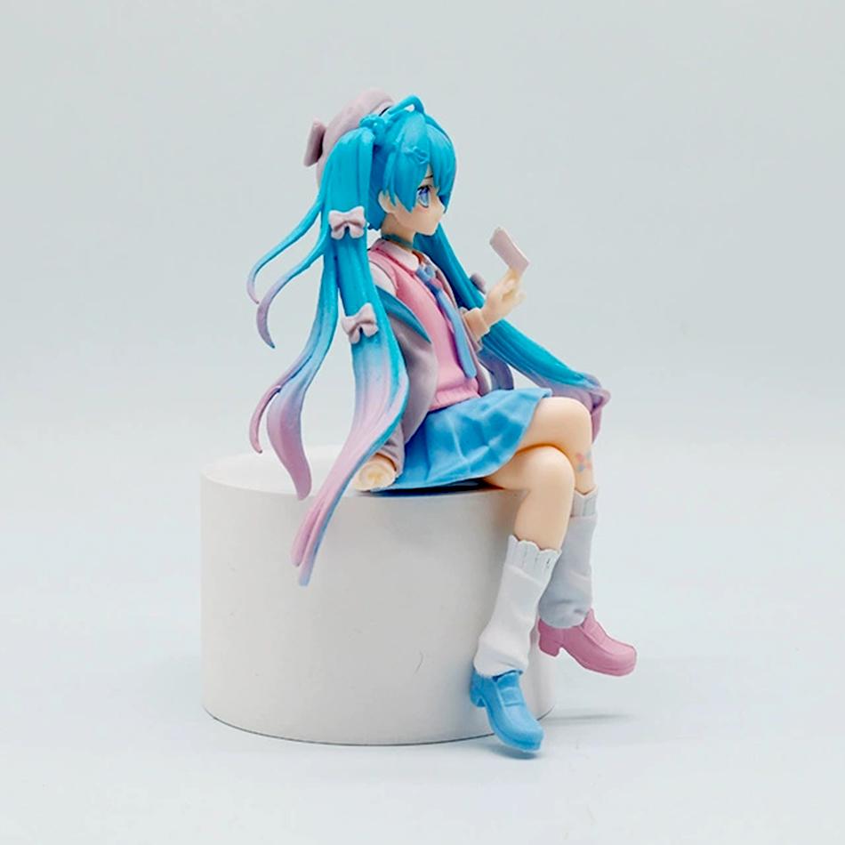 NEW  Hatsune Miku Figure Love Suit Jacket Instant Noodle Pressing Hatsune Miku Figure Decoration Model Kids' Gifts
