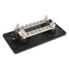 M4 Bus Bar Power Distribution Box 6 Way 300A 12 to 48V Rust Proof for Car Trucks RVs Marine Boats