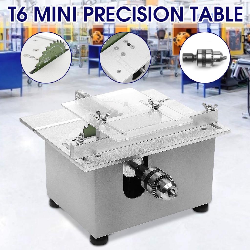 Miniature Precision Small Table Saw DC 12-24V Woodworking Saws Cutting Machine
