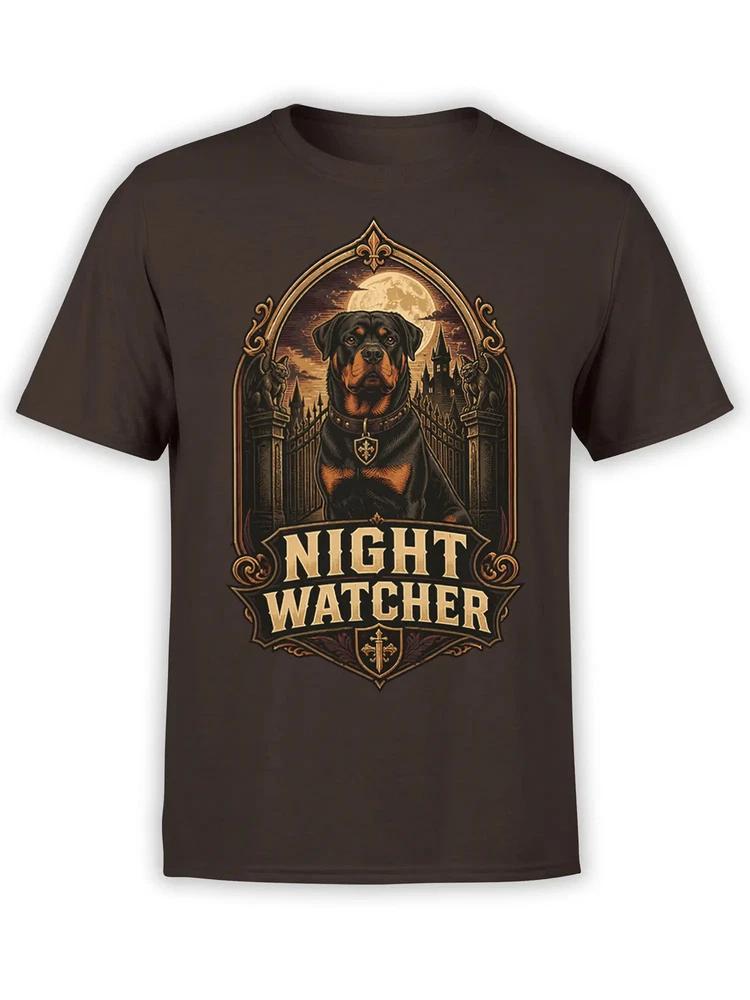 Night Watcher Guardian Dog Tshirt Unisex S