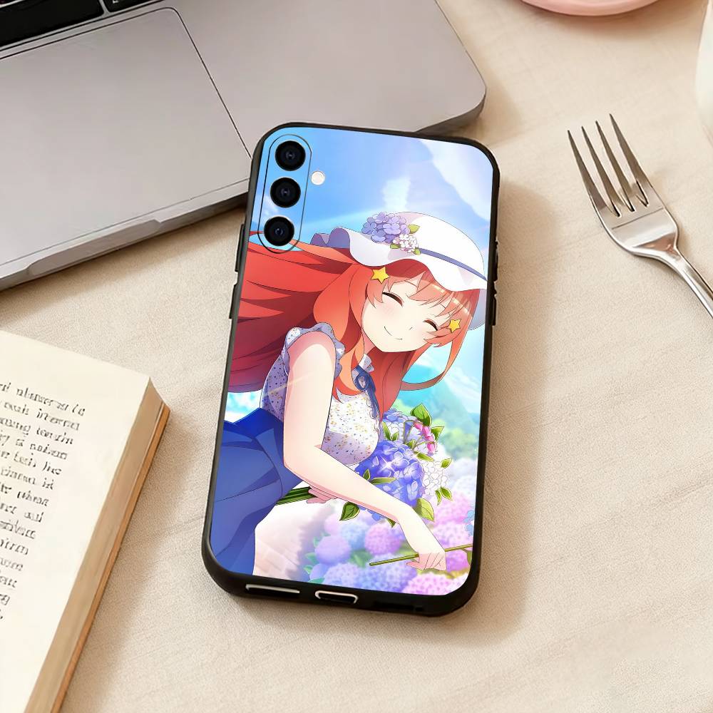 Itsuki Anime N-Nakano Phone Case Black Silicone Soft For Samsung Galaxy A73,A72,A71,A70,A53,A52,A51
