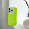 Fashion Jelly Phone Case For Iphone 14 13 12 Pro Max 3d Side Keys Higher Camera Convex Fluorescent Color Shockproof Cover