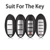 Transparent Black Tpu For Nissan Tiida Qashqai J11 J10 Micra Kicks Altima X-Trail  Navara Leaf Note Sentra Murano Car Key Case