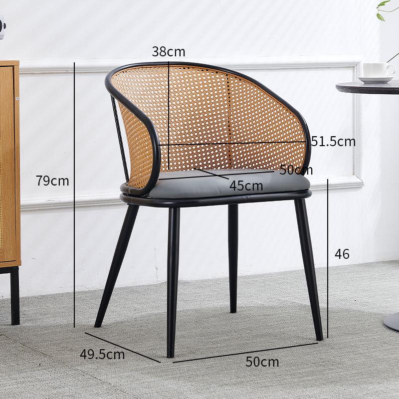 Rattan Woven Dining Armchair for Home, Restaurant, Cafe, Bar & B&B