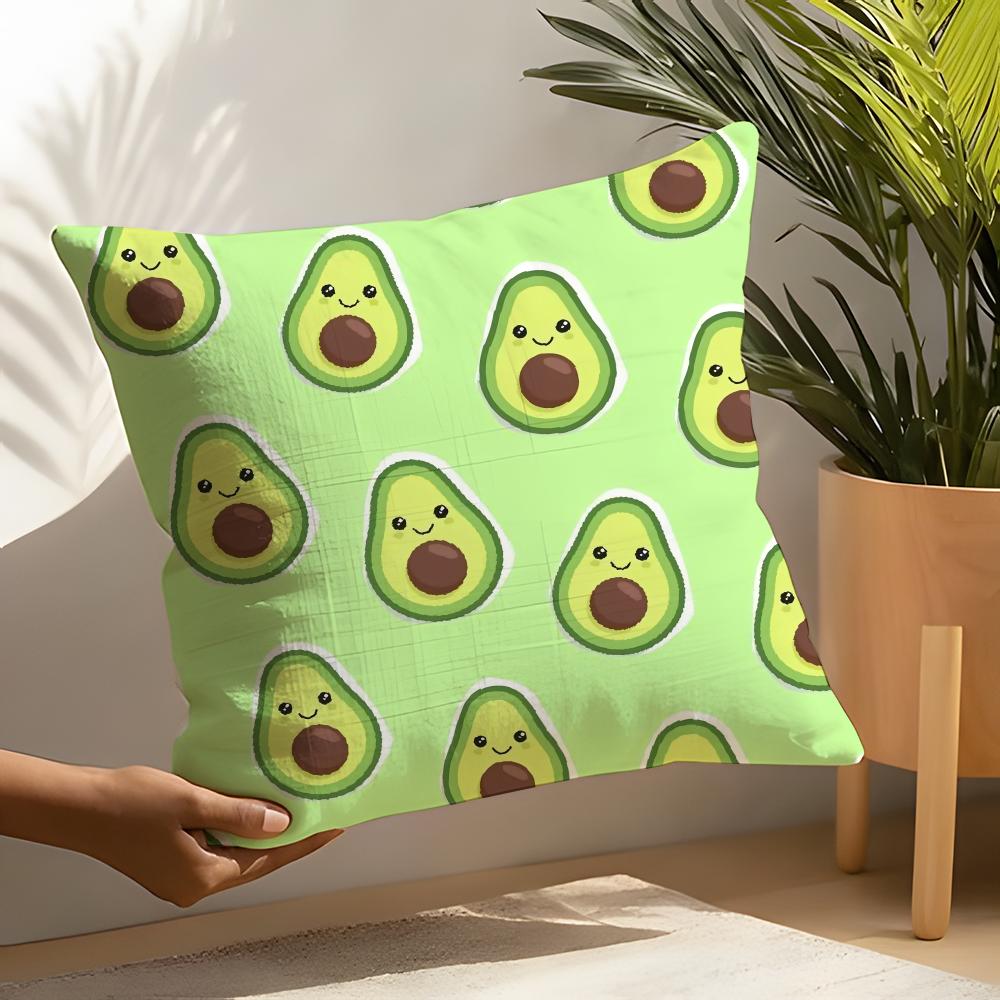 Avocado print Pillow Case Home Living Room Decoration Linen Pillow Cases Cushion Cover