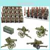 ABS-Kunststoff Bausteine Wwii Soldat Armee Set Lernspielzeug für Kinder