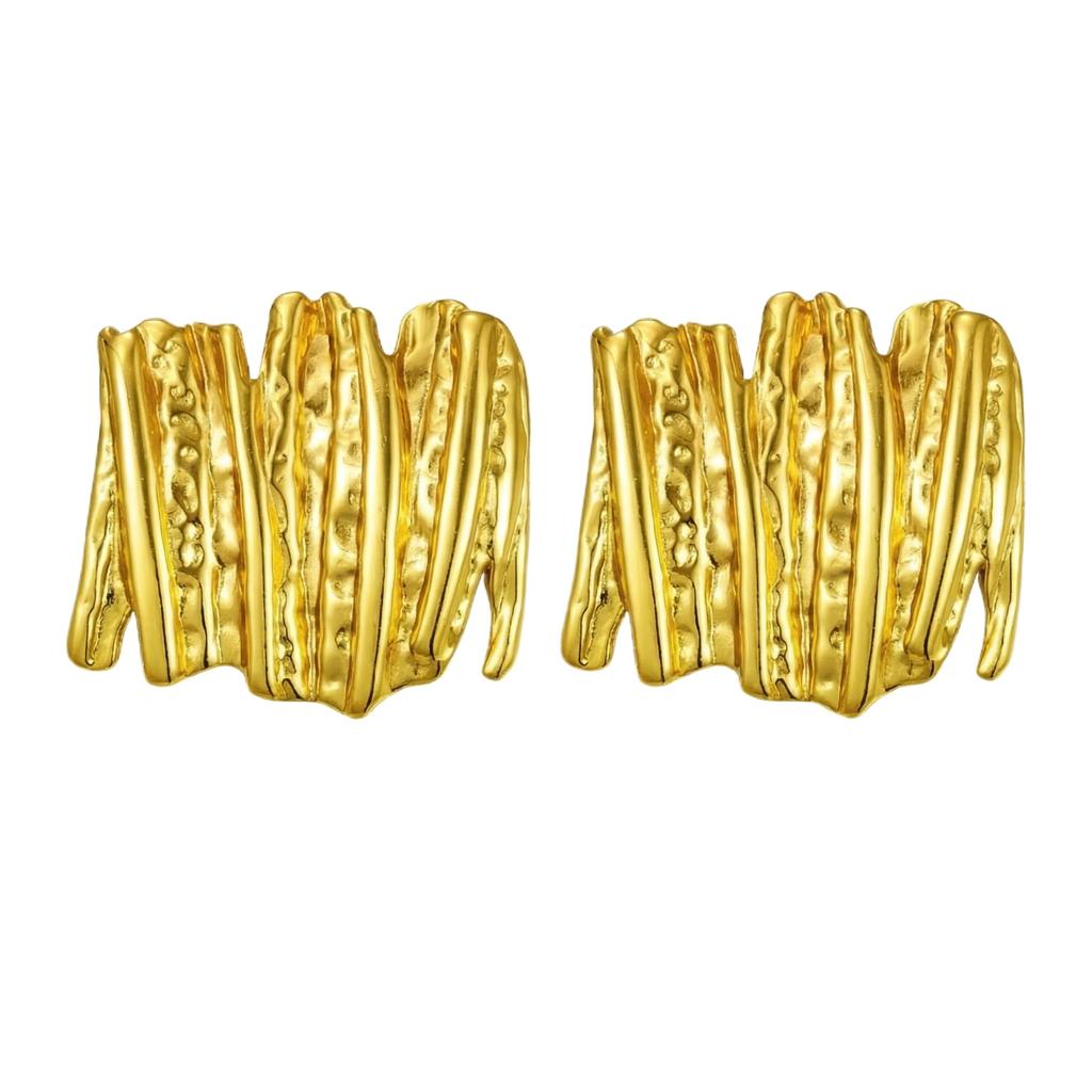 Boucles d'Oreilles en Acier Inoxydable pour Femmes Vintage Luxe Élégant Bijoux en Acier Titane