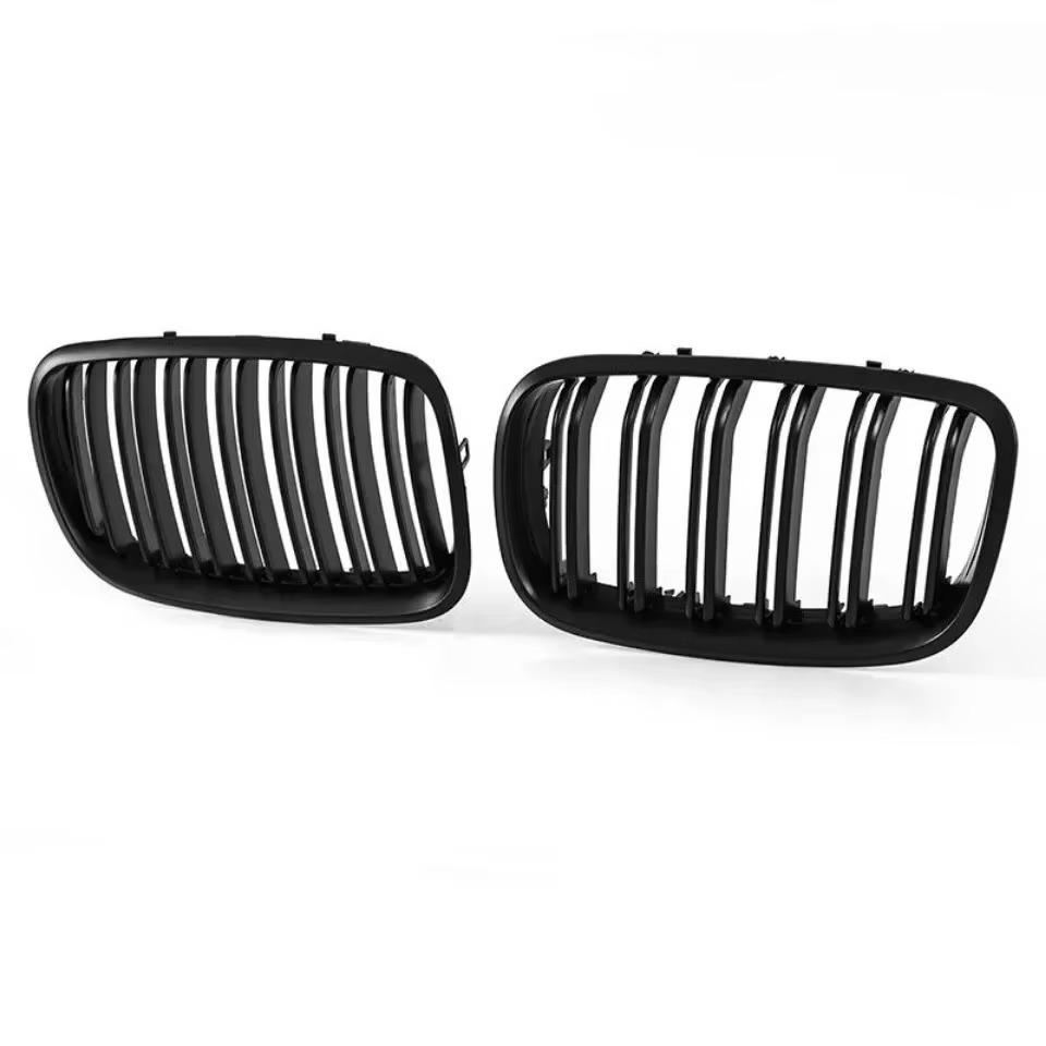 Compatible Silver Grille for 07-14 BMW X5/X6 E70 E71 Starry Sky Edition.