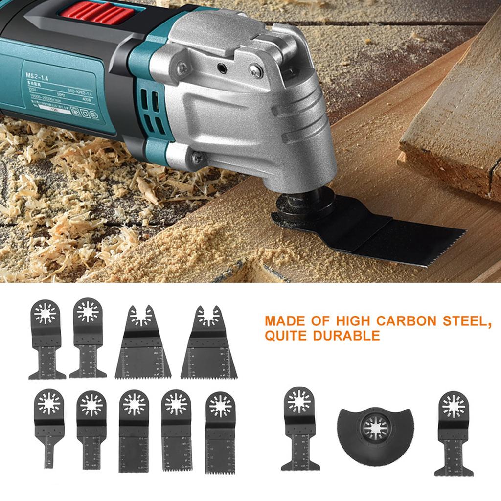 12ks Standardních oscilačních pilových listů pro multifunkční nářadí, řezačky pro elektrické nářadí