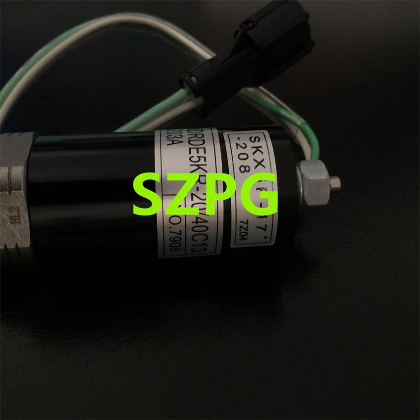 KDRDE5KR-20/40C13-203A Digger Part Hydraulic Pump Proportional Reducing Solenoid Valve for Sumitomo SH200-2 Excavator Kawasaki
