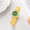 Fashionable Simple and Light Luxury Women's Quartz Watch Alloy Steel Band Round Dial, Suitable for Daily Wear, Christmas Gifts