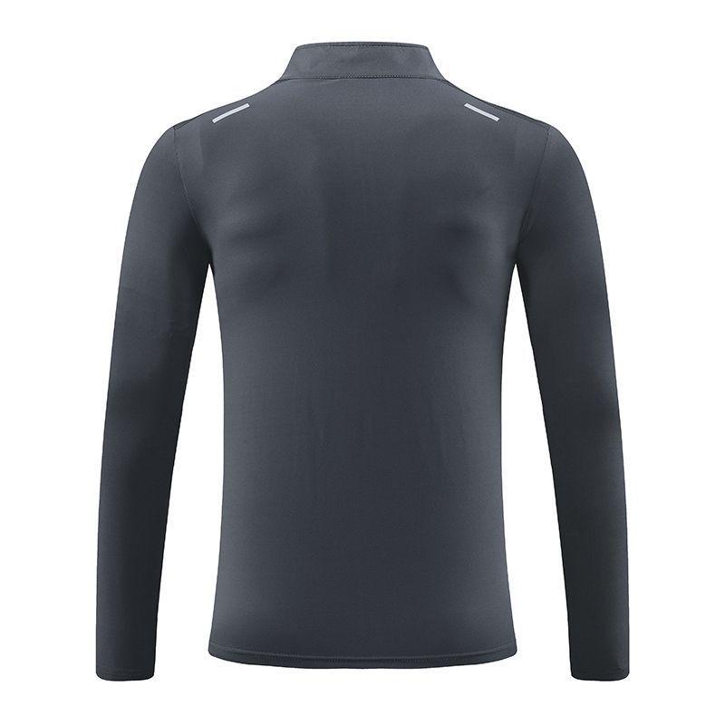 Men's Quick-Dry Half-Zip Long Sleeve Sports T-Shirt - 2024 Spring/Autumn Running & Fitness Apparel