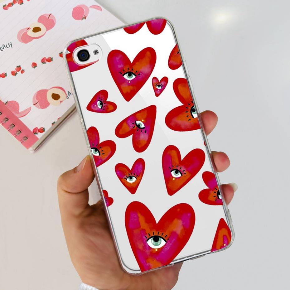 Custodia Per iPhone 4 4s Carino Gatto Dinosauro Modello Cover Posteriore Per iPhone4 iPhone4s Morbido Silicone Trasparente TPU Custodie per Telefono