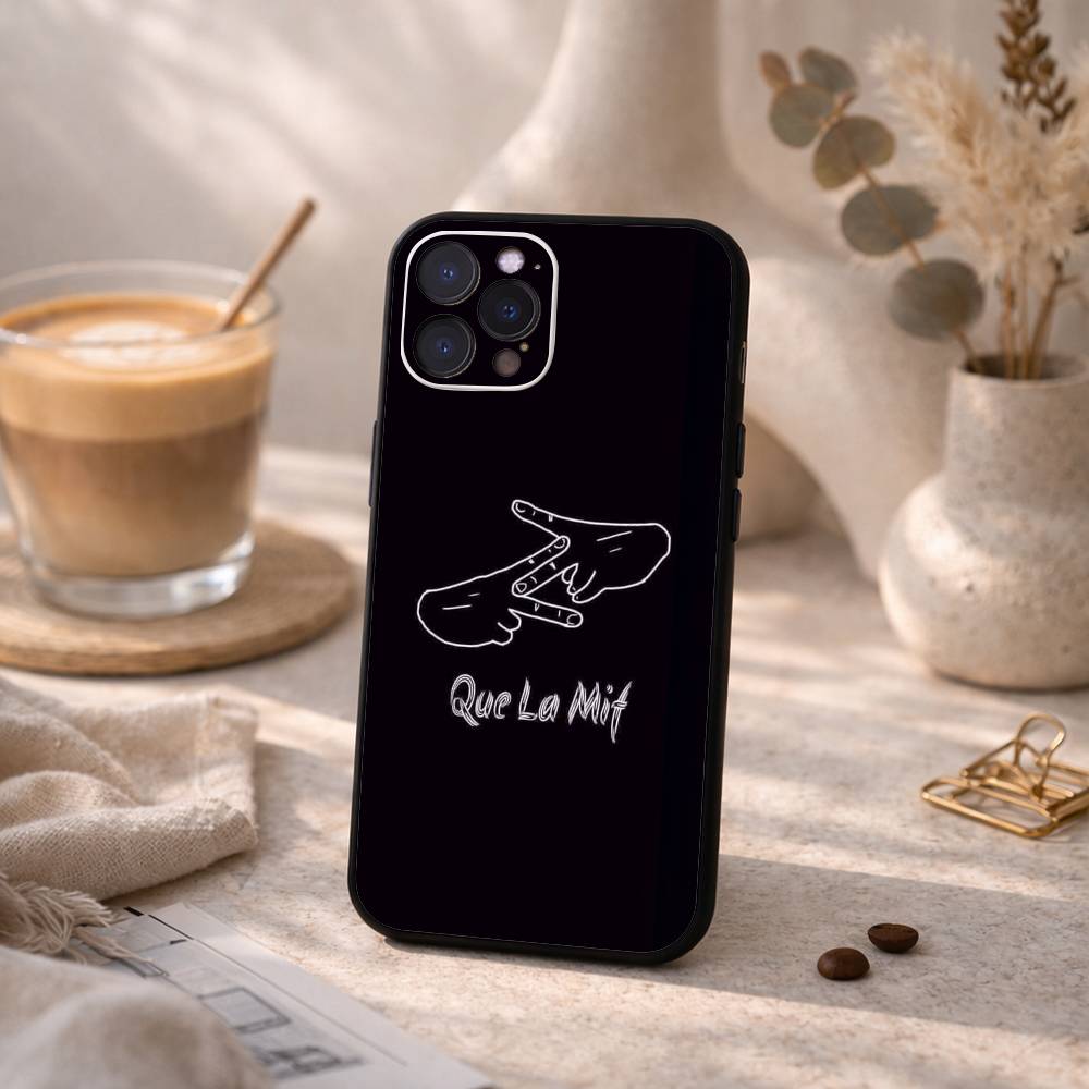 P-PNL QLF Rapper Singer Phone Case For iPhone17,16,15,14,13,12Plus,Pro Max,XS,5G Soft Silicone Black Cover iPhone14Pro