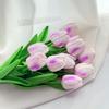10Pcs Tulip Flowers Artificial Tulip Bouquet PE Foam Fake Flower for Wedding Ceremony Decor Home Garden Bouquet Decoration