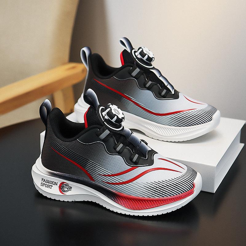 Girls' Sports Shoes New Autumn Shock-absorbing Running Shoes Children's Shoes Girls Soft-soled Lightweight Running Shoes Spring and Autumn