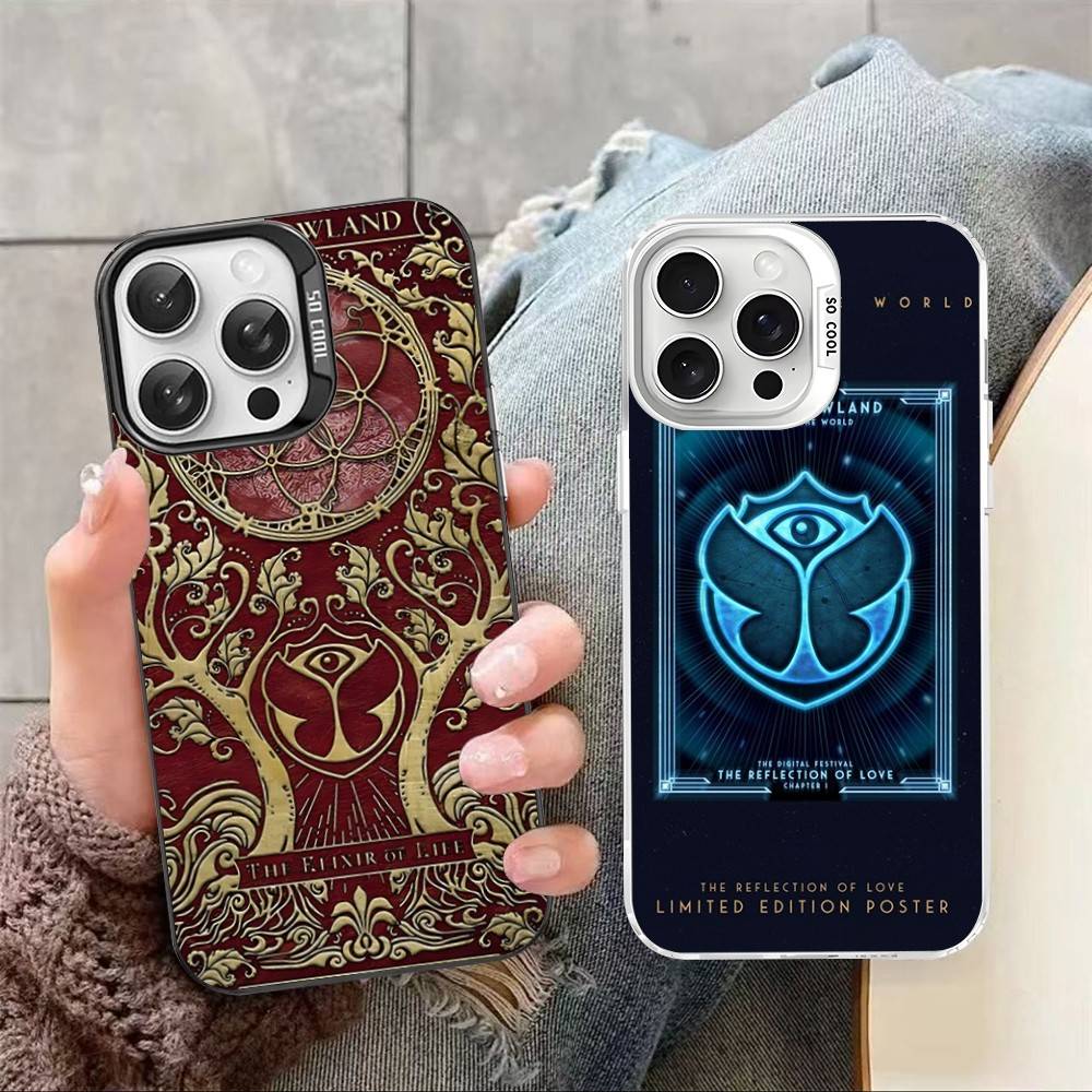 T-tomorrowland Logo For IPhone 17 Air Pro Max 16 15 14 13 12 11 Anti Drop Protective Color Phone Case