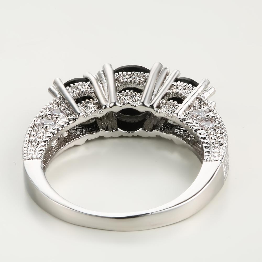 Fashion Elegant Blue Color Zircon Unique Design Ring Temperament Dignified Ladies Jewelry Engagement Wedding Anniversary Jewelry