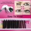 240 Clusters Of Dense D-Song False Eyelashes Set 8-16Mm Mixed And Matched Diy Segmented Multi-Hair Eyelashes